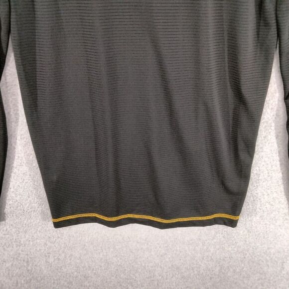 NFL Team Apparel Shirt Mens Sz S Black Pittsburgh Steelers TX3 Cool 1/4 Zip Logo - Picture 11 of 12